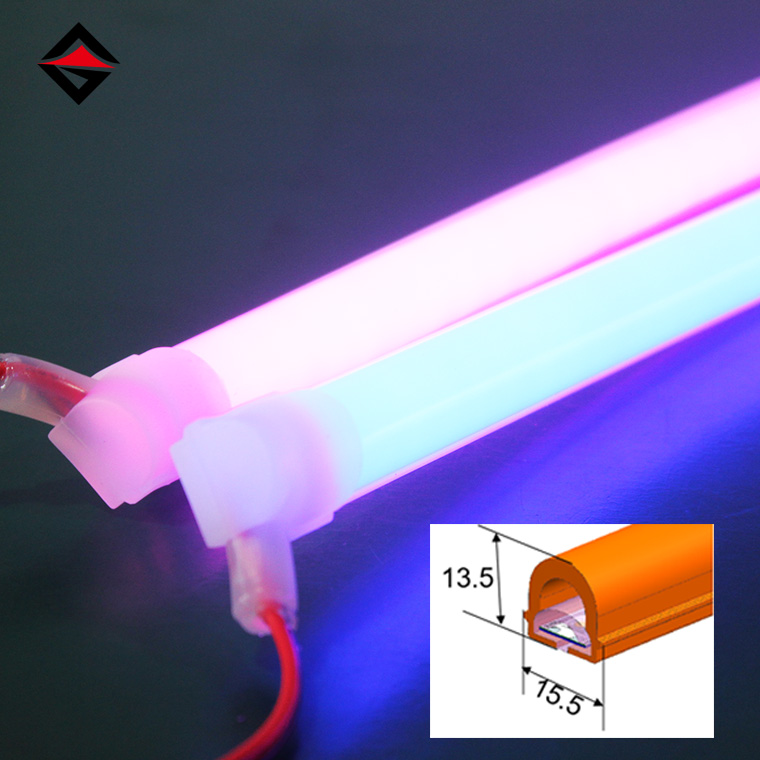 Tegangan rendah 15.5*13.5mm LED Neon Light Strip
