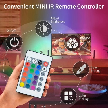 Berapa banyak warna yang dapat disesuaikan dengan strip lampu RGB?