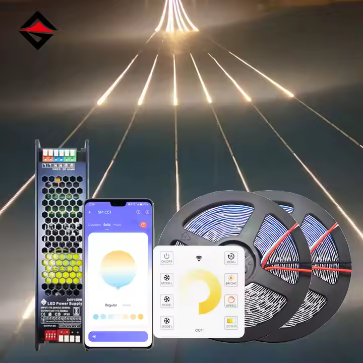 Bagaimana cara menghubungkan dan menggunakan strip LED air yang mengalir?